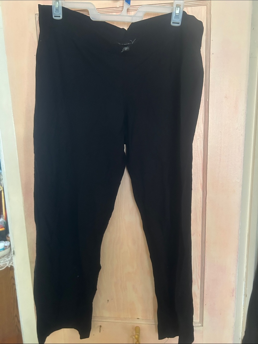 Eileen Fisher Black Stretch Ponte Leggings